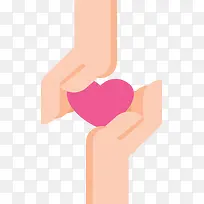 双手互相传递爱心-空若网 双手互相传递爱心-空若网