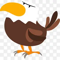 矢量卡通可爱啄木鸟-空若网 矢量卡通可爱啄木鸟-空若网