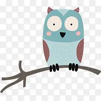 手绘猫头鹰矢量图-空若网 手绘猫头鹰矢量图-空若网