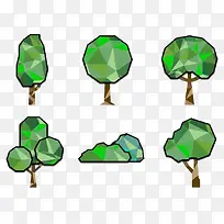 卡通小清新宝石水晶树-空若网 卡通小清新宝石水晶树-空若网