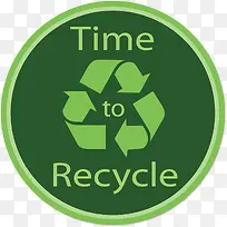 矢量绿色循环节约标志-空若网 矢量绿色循环节约标志-空若网