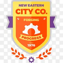 可爱橙色卡通标签-空若网 可爱橙色卡通标签-空若网