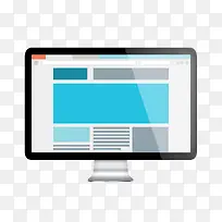 卡通电脑液晶显示器-空若网 卡通电脑液晶显示器-空若网