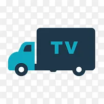 灰色扁平化TV电视转播车-空若网 灰色扁平化TV电视转播车-空若网