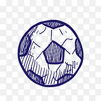 手绘足球-空若网 手绘足球-空若网