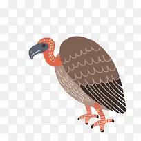 扁平化卡通 秃鹰-空若网 扁平化卡通 秃鹰-空若网