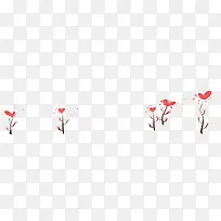 可爱的心形小树-空若网 可爱的心形小树-空若网