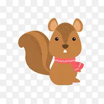 卡通矢量松鼠免抠素材-空若网 卡通矢量松鼠免抠素材-空若网