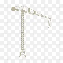 矢量 卡通手绘 塔吊-空若网 矢量 卡通手绘 塔吊-空若网