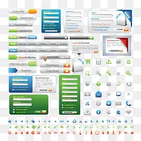 矢量网页模板-空若网 矢量网页模板-空若网