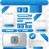 矢量翻页按钮-空若网 矢量翻页按钮-空若网
