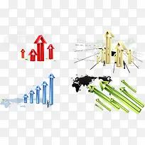 商务数据箭头商业海报矢量图-空若网 商务数据箭头商业海报矢量图-空若网