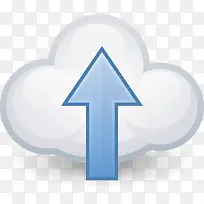 手绘卡通云数据上传箭头-空若网 手绘卡通云数据上传箭头-空若网
