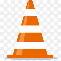 横向矢量卡通条纹路障-空若网 横向矢量卡通条纹路障-空若网