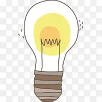 卡通灯泡png矢量素材-空若网 卡通灯泡png矢量素材-空若网