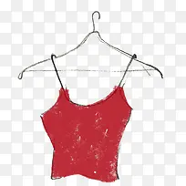手绘衣架和衣服-空若网 手绘衣架和衣服-空若网