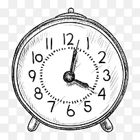 卡通手绘闹钟-空若网 卡通手绘闹钟-空若网