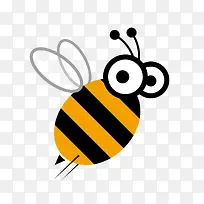 卡通矢量勤劳的小蜜蜂-空若网 卡通矢量勤劳的小蜜蜂-空若网