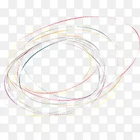 手绘多彩弧线-空若网 手绘多彩弧线-空若网