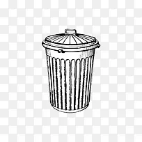手绘垃圾桶-空若网 手绘垃圾桶-空若网