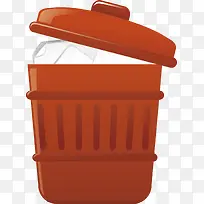 垃圾桶png矢量素材-空若网 垃圾桶png矢量素材-空若网