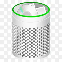 垃圾桶矢量图素材-空若网 垃圾桶矢量图素材-空若网