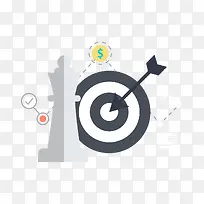 矢量扁平化目标素材-空若网 矢量扁平化目标素材-空若网