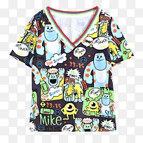 夏装新款时尚v领t恤-空若网 夏装新款时尚v领t恤-空若网