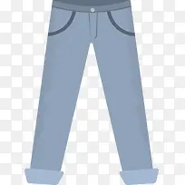 蓝色矢量裤子-空若网 蓝色矢量裤子-空若网