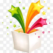 手绘立体星星-空若网 手绘立体星星-空若网