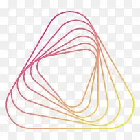不规则三角形线条图-空若网 不规则三角形线条图-空若网
