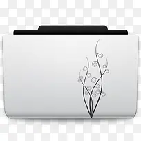 简洁线条时尚花纹文件夹-空若网 简洁线条时尚花纹文件夹-空若网