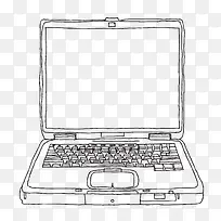 手绘笔记本电脑素材-空若网 手绘笔记本电脑素材-空若网