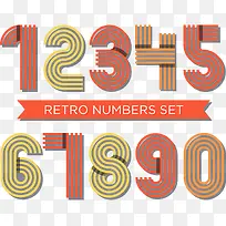 时尚数字字体-空若网 时尚数字字体-空若网