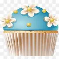 白色花朵精美蛋糕-空若网 白色花朵精美蛋糕-空若网