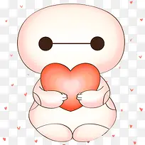 抱着爱心的小人-空若网 抱着爱心的小人-空若网