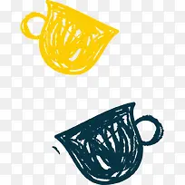 矢量PPT设计创意杯子图标-空若网 矢量PPT设计创意杯子图标-空若网