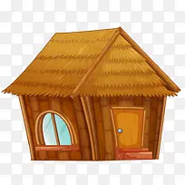 手绘草房子-空若网 手绘草房子-空若网