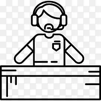 客户服务图标-空若网 客户服务图标-空若网