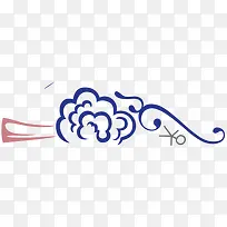 矢量手绘尾气-空若网 矢量手绘尾气-空若网