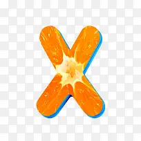 橙子字母x-空若网 橙子字母x-空若网