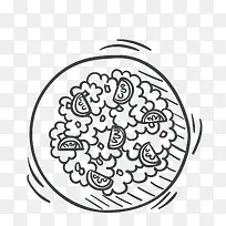 盘子上的食物-空若网 盘子上的食物-空若网