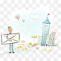 矢量男人插画-空若网 矢量男人插画-空若网