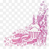 手绘线条装饰-空若网 手绘线条装饰-空若网