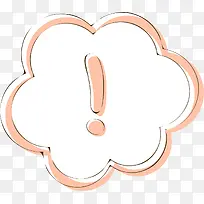 感叹号云朵边框-空若网 感叹号云朵边框-空若网