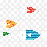 卡通多彩小鱼-空若网 卡通多彩小鱼-空若网