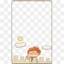 漫画卡通边框-空若网 漫画卡通边框-空若网