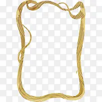 手绘黄色漫画框素材-空若网 手绘黄色漫画框素材-空若网