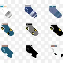 矢量袜子模板-空若网 矢量袜子模板-空若网