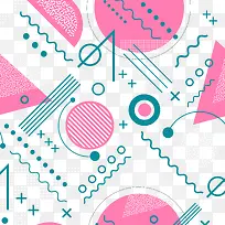 创意三角形和圆形无缝背景-空若网 创意三角形和圆形无缝背景-空若网